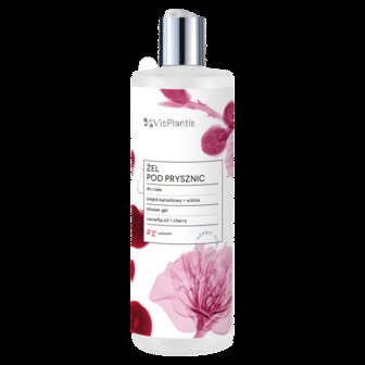 shower gel, camelia oil and cherry