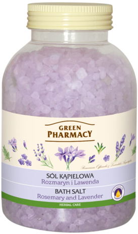 Elfa Pharm Green Pharmacy Bath salt Rosemary and Lavender 1300g