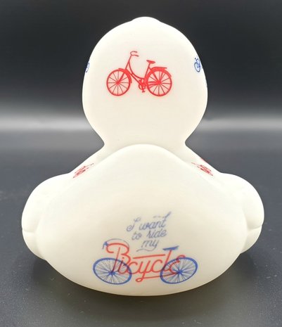 Rubber duck DUTCH DUCKY bicycle / fiets 8 cm