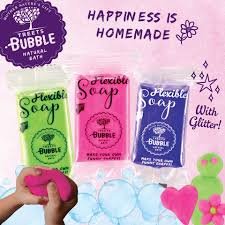 Bubble Flexible soap -rose